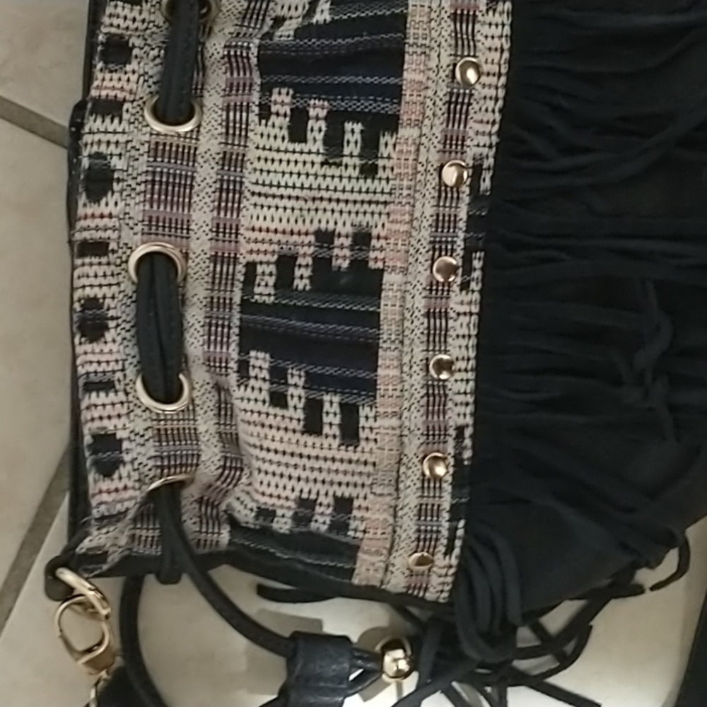 Street Level Draw String Bucket Bag - image 6